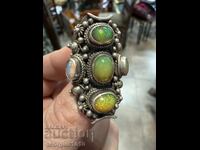 Ασημένιο δαχτυλίδι με οπάλιο Νο. 7464