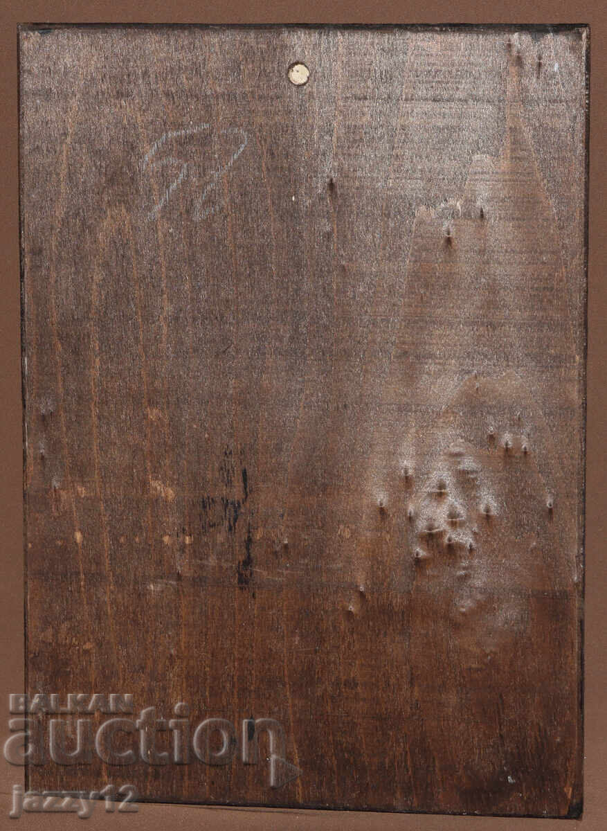 Православна икона на дърво Богородица с Младенеца - 5