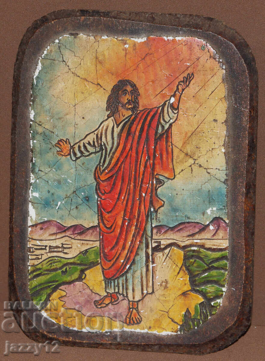 Orthodox Icon on Wood Jesus Christ with price 70.00 BGN | € 35.79