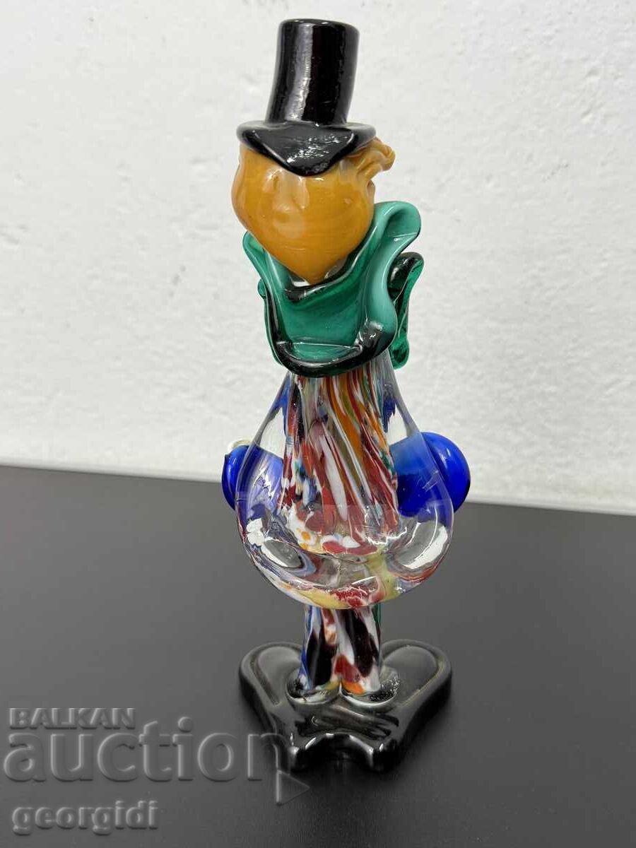 Χειροποίητος γυάλινος κλόουν Murano. №7461 - 5