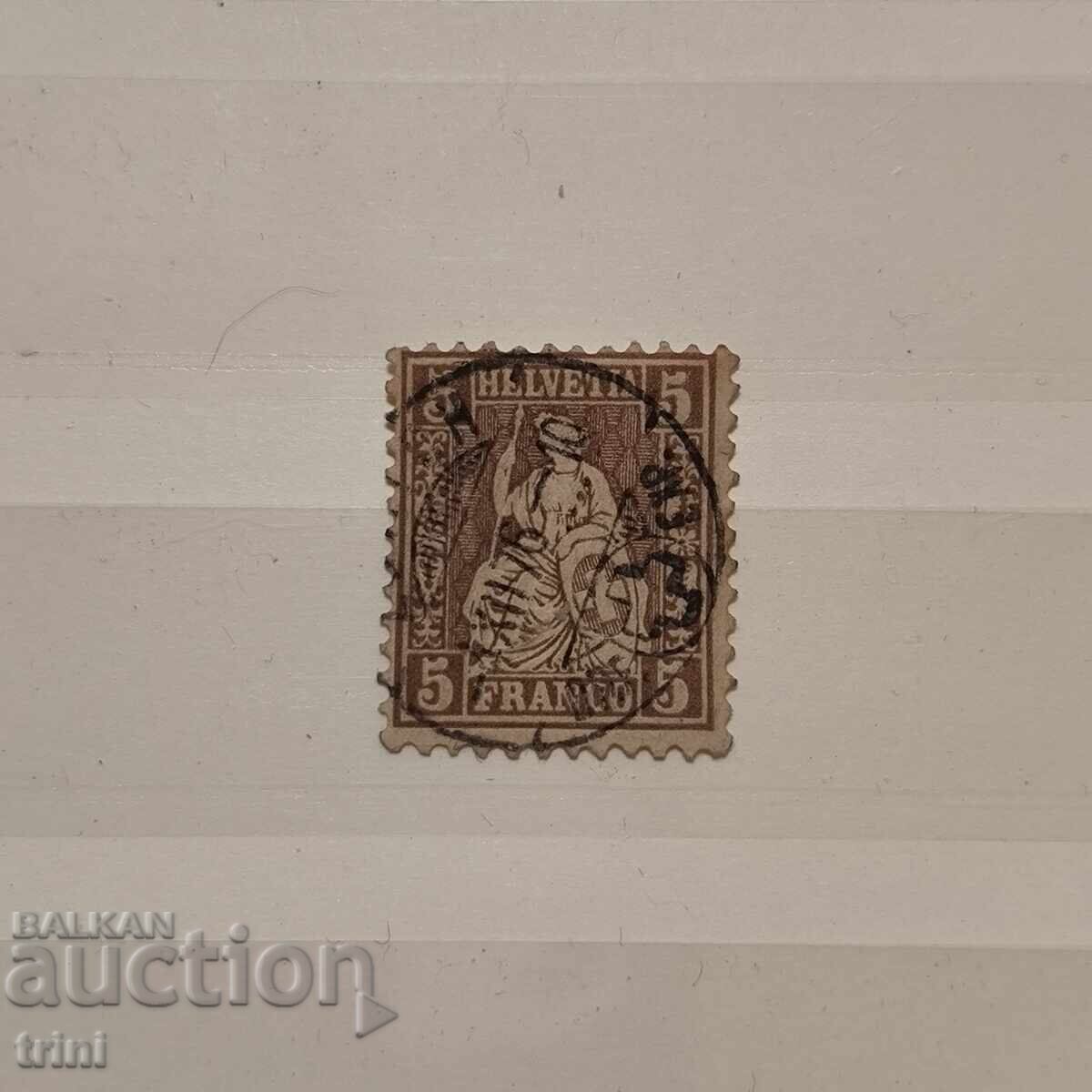 Elveția 1862. Design nou Elveția 1862. Design nou