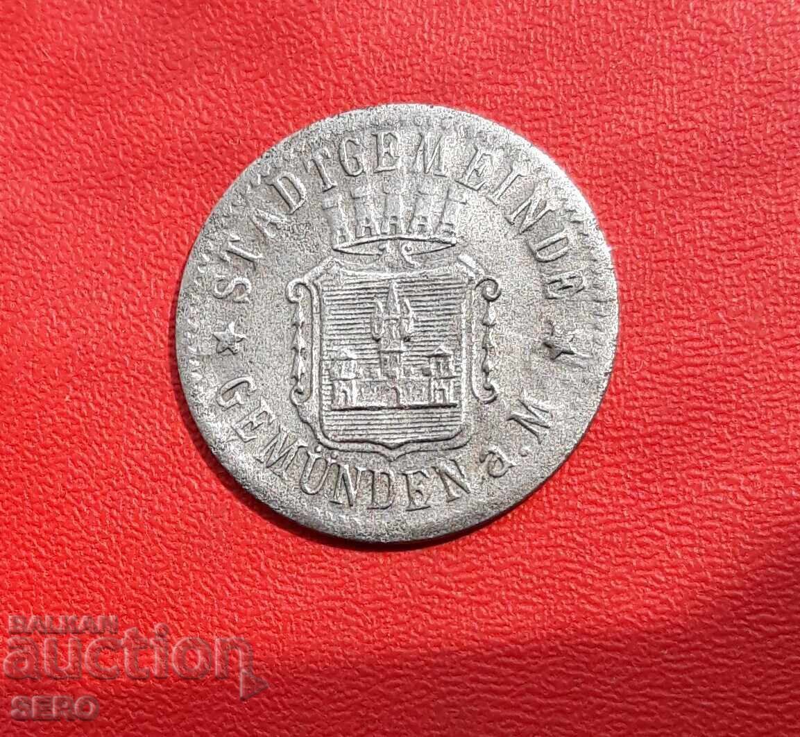 Germany - Bavaria - Gmunden - 10 Pfennig with price 5.00 BGN | € 2.56