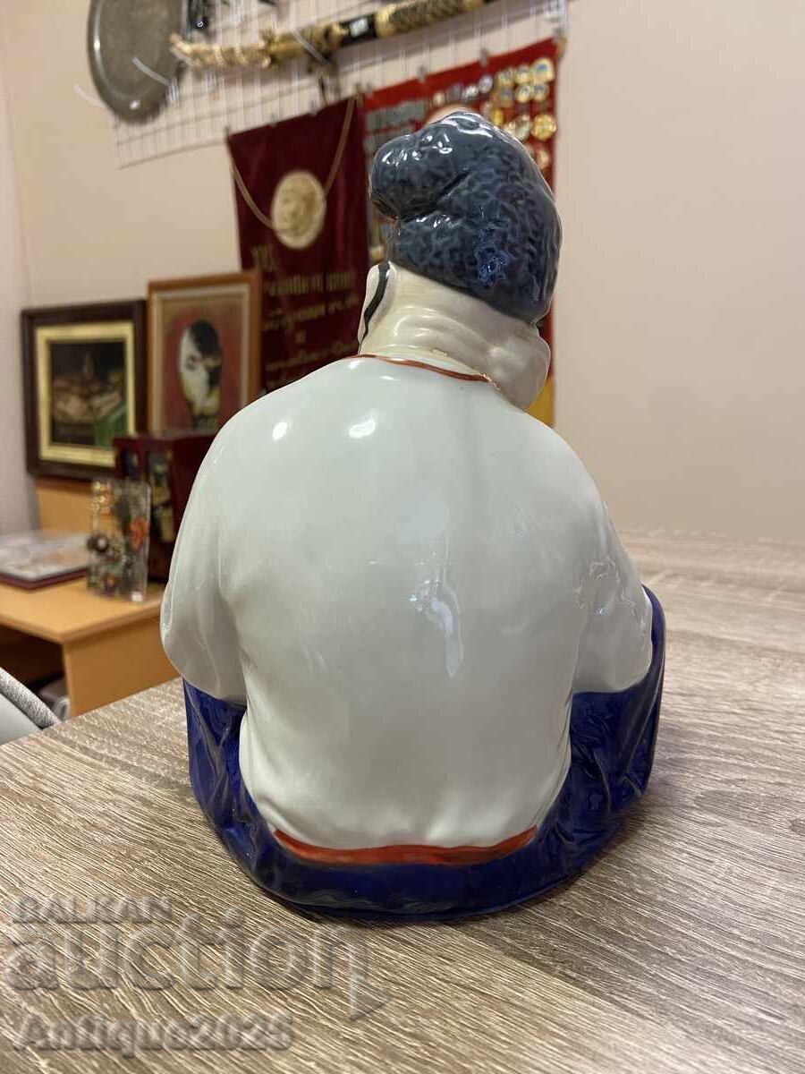 Auction  Porcelain carafe "Cossack with a barrel"