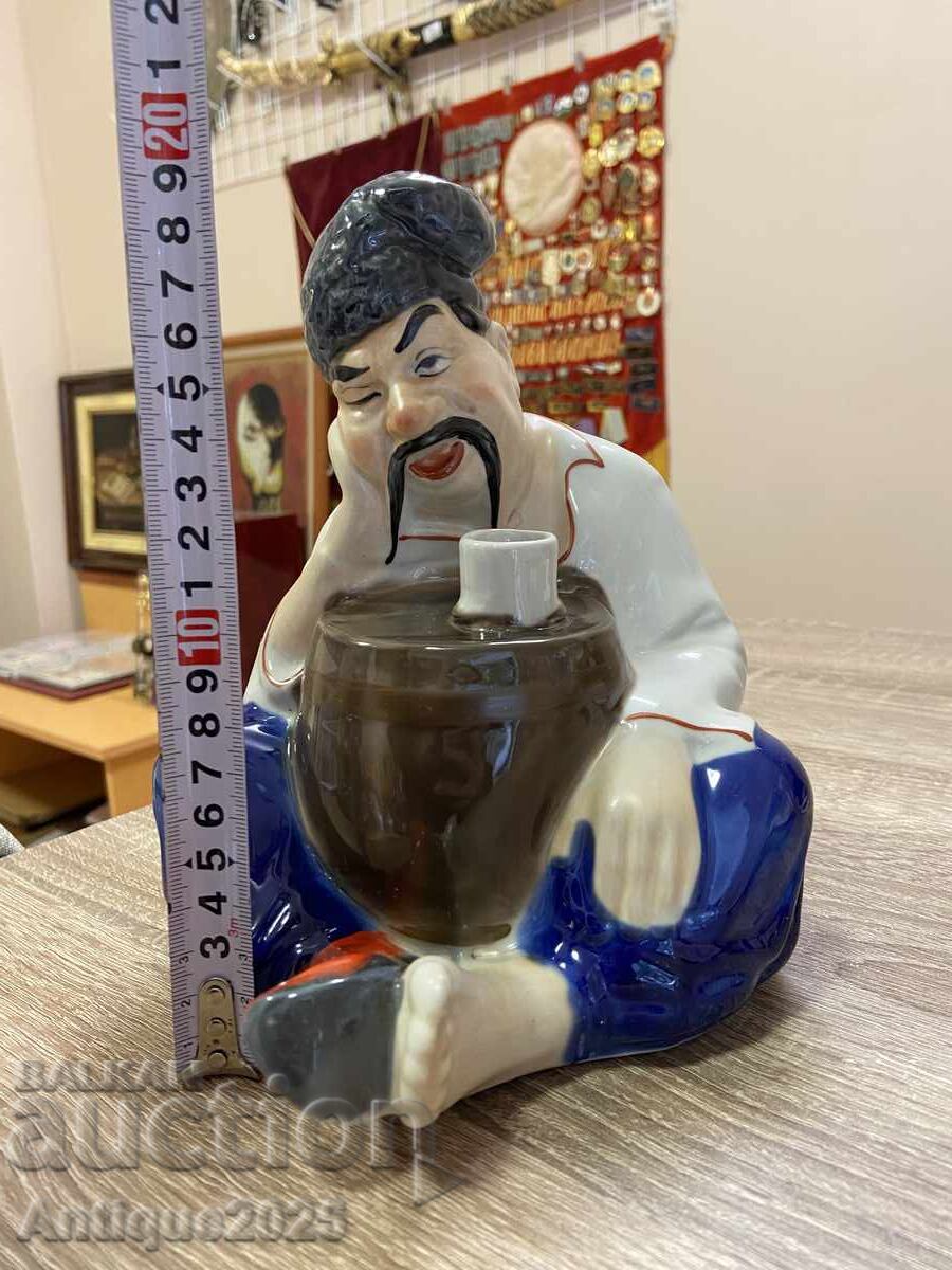 Порцеланова гарафа „Казак с бъчва“ - 5