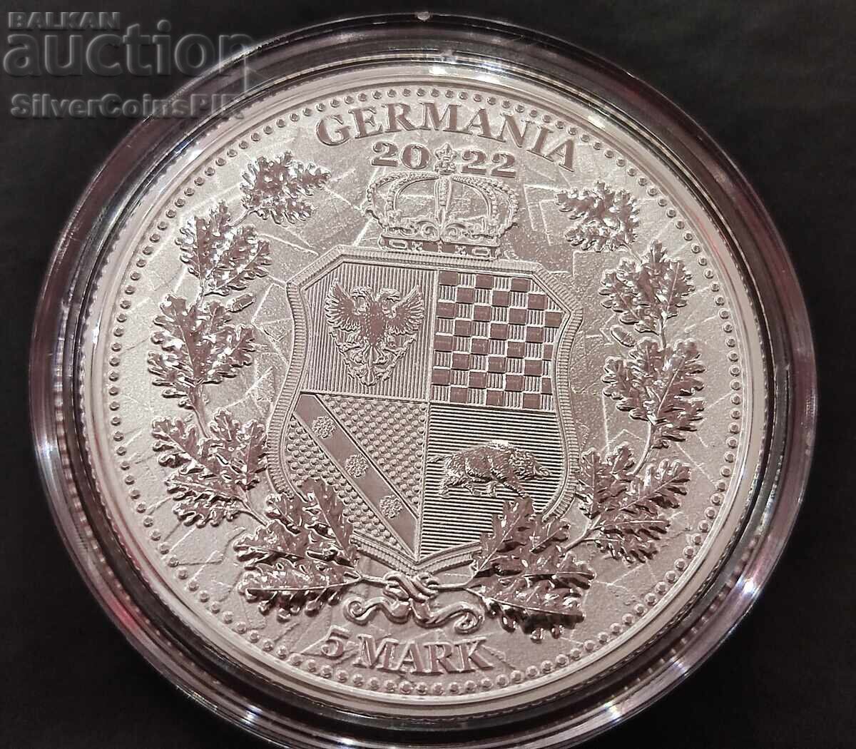 Silver 5 Mark Germany and Poland 2022 Germania mint - 6 Silver 5 Mark Germany and Poland 2022 Germania mint - 6