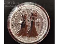 Silver 5 Mark Germany and Poland 2022 Germania mint