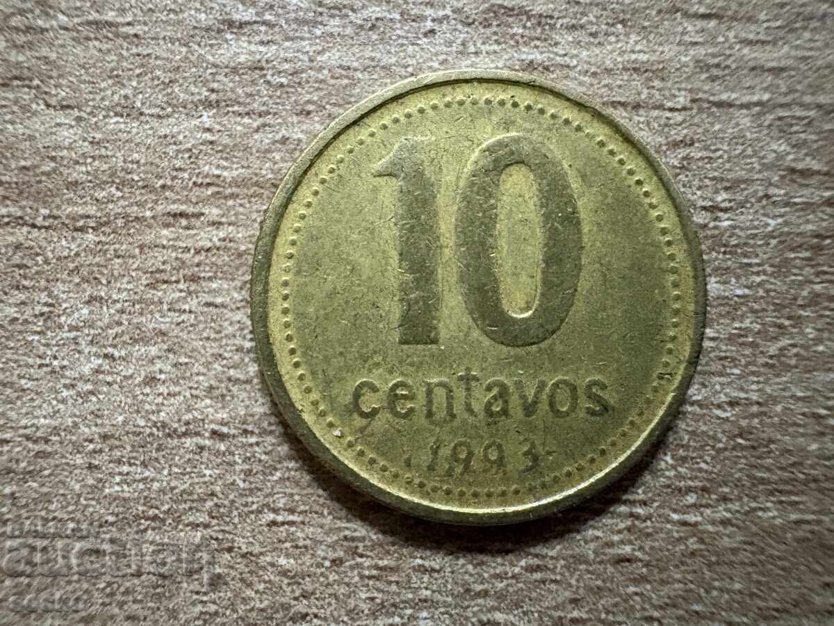 Argentina - 10 centavos (1993)