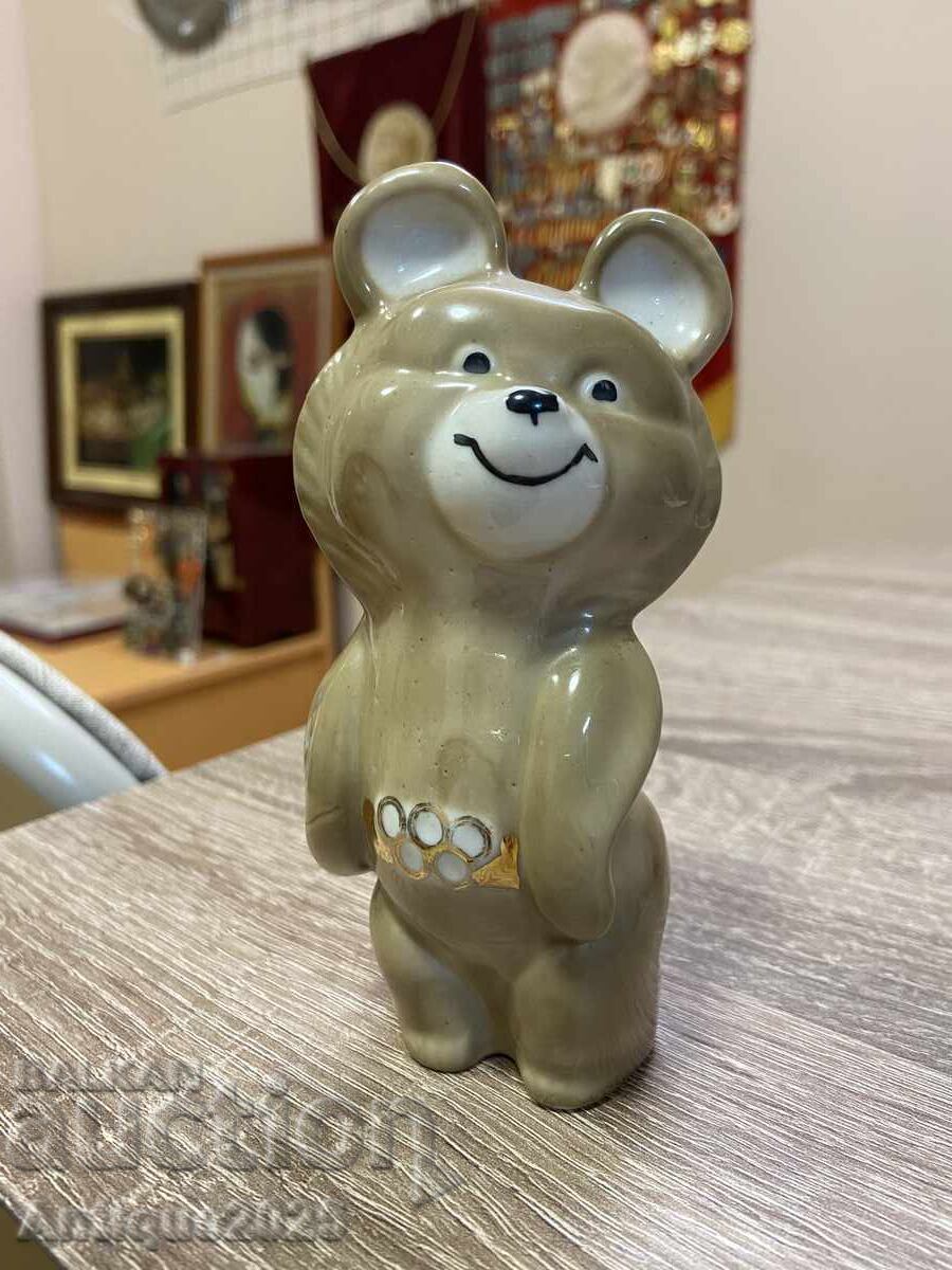 Στατούετα "Ολυμπιακό Αρκουδάκι", πορσελάνη, Μπαρανόβκα Στατούετα "Ολυμπιακό Αρκουδάκι", πορσελάνη, Μπαρανόβκα