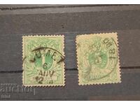 Belgium 1869 - 80 g. regular