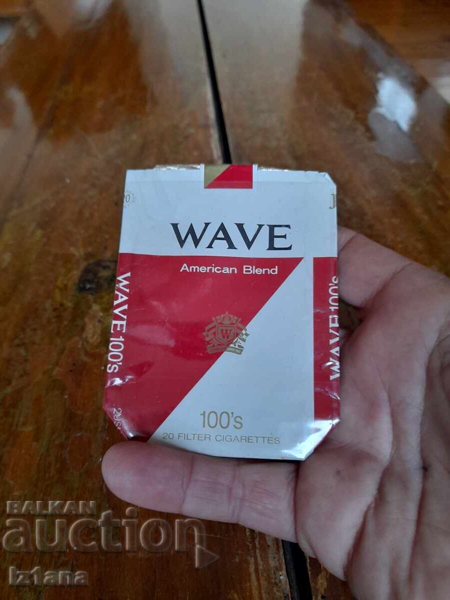 Стар пакет от цигари Wave с цена 11.00 лв. | € 5.62