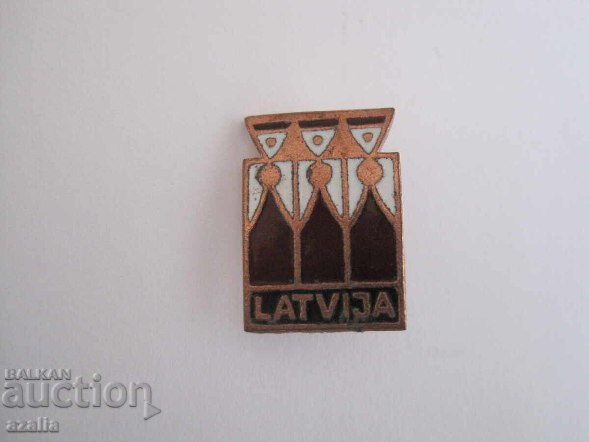 Latvia badge Latvia badge