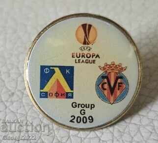 Levski Badge - Villarreal Europa League 2009