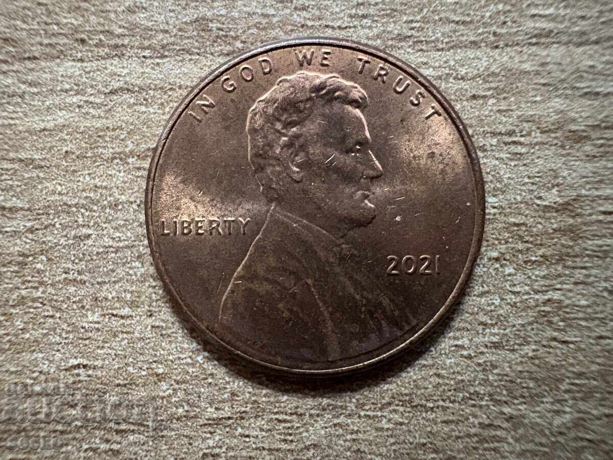 SUA - 1 cent (2021) cu preț 0.25 BGN | € 0.13 SUA - 1 cent (2021) cu preț 0.25 BGN | € 0.13