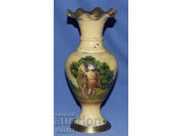 Vintidzh  rychno risuvana mesingova vaza