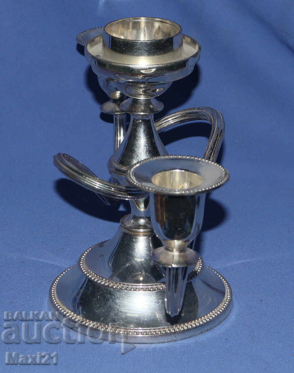 Δημοπρασία Ασημένιο κηροπήγιο vintage