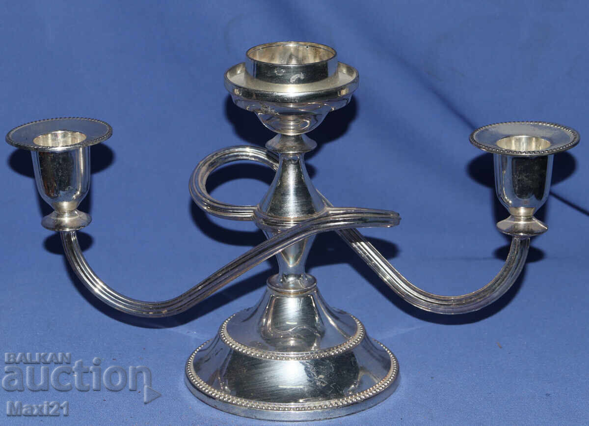 Ασημένιο κηροπήγιο vintage