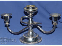 Sfeșnic vintage argintat