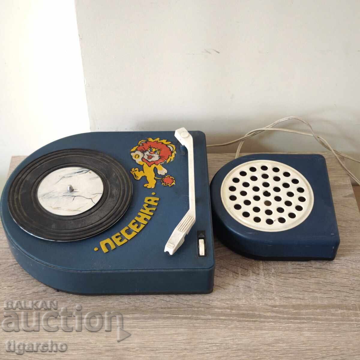 Old toy gramophone Old toy gramophone