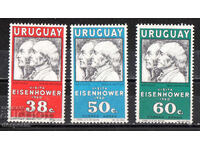 1960. Uruguay. Visit of President Eisenhower