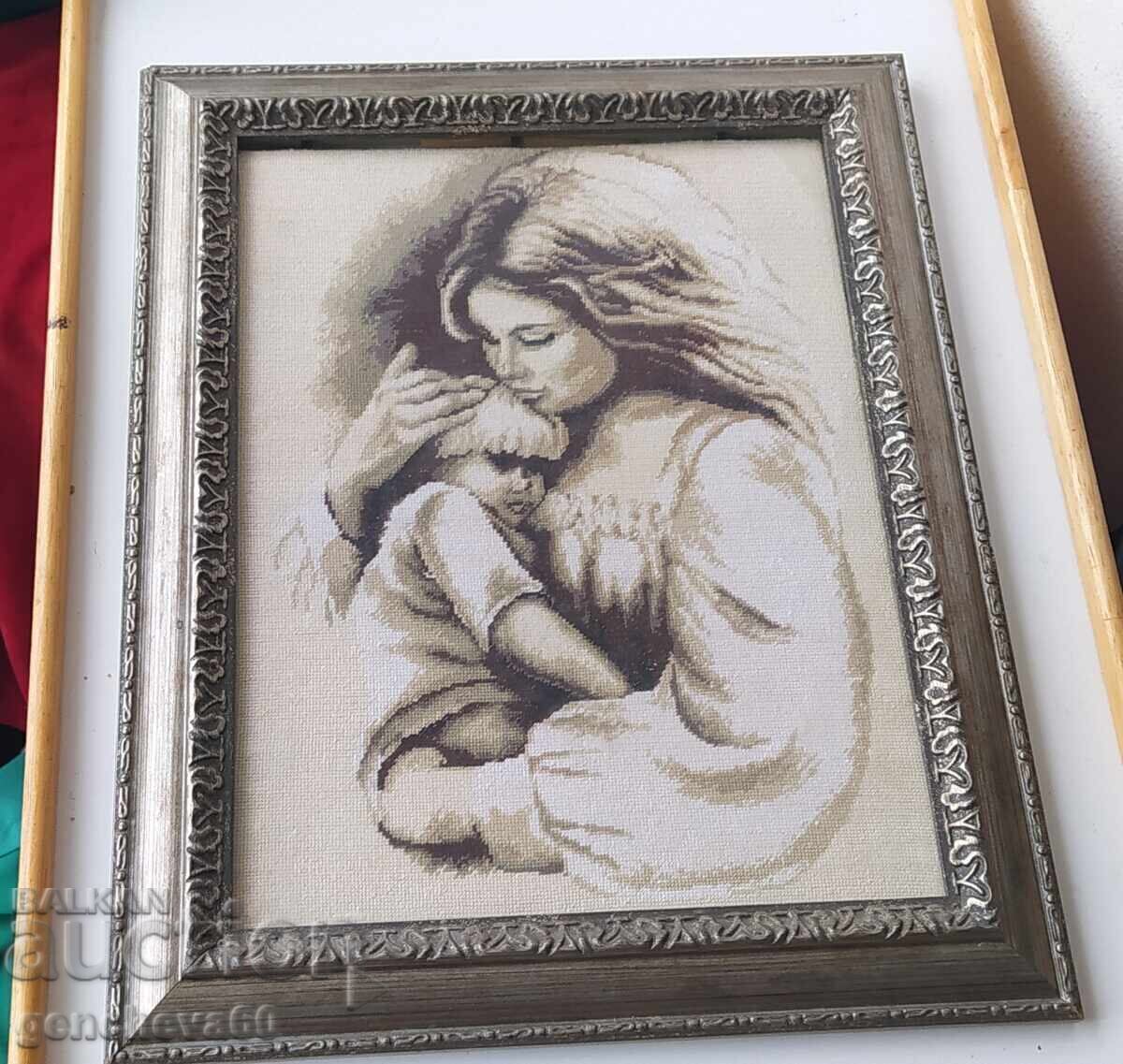 Livrarea Frumos gobelin ,,Îmbrățișare maternă"