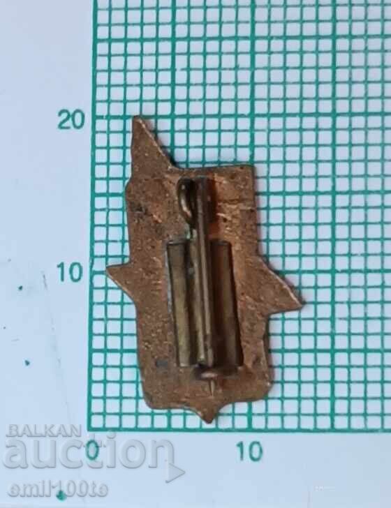 Παράδοση Σηματάκι - Μόσχα Περιστέρι της Ειρήνης - μπρούντζος σμάλτο