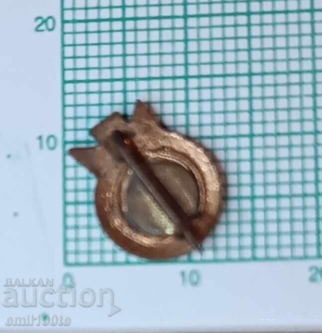 Badge - Dove of Peace - Bronze Enamel - 5 Badge - Dove of Peace - Bronze Enamel - 5