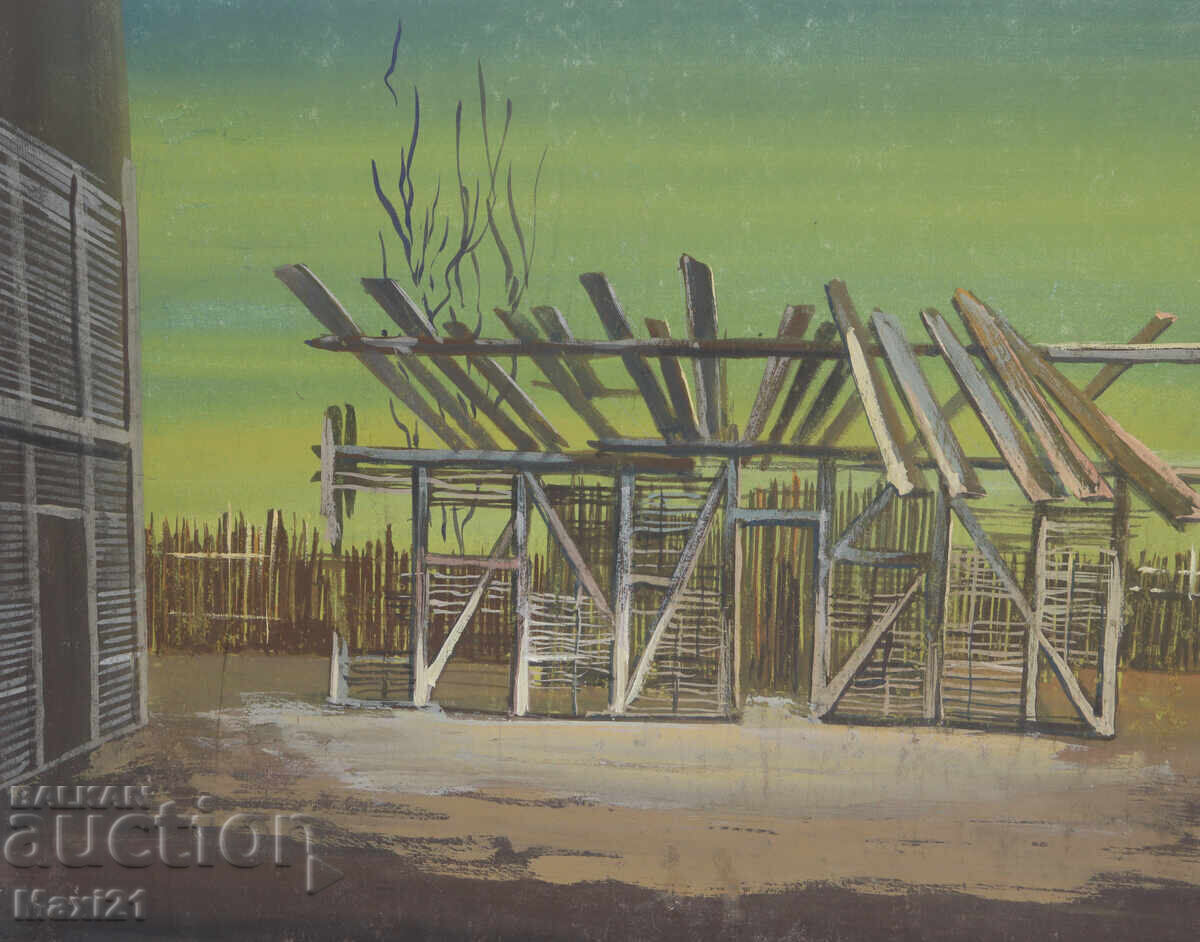 Картина гваш сценография декор - 5