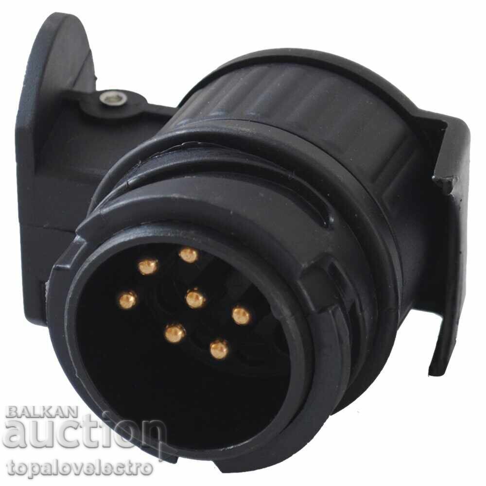 ΚΑΙΝΟΥΡΙΟ! Ελεγκτής ρυμουλκούμενου – 12V, 7 και 13 ακίδων, με αντάπτορες - 5