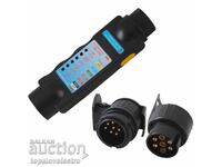 NOU! Tester pentru remorci – 12V, 7 și 13 pini, cu adaptoare