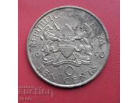 Kenya 10 Cents 1990