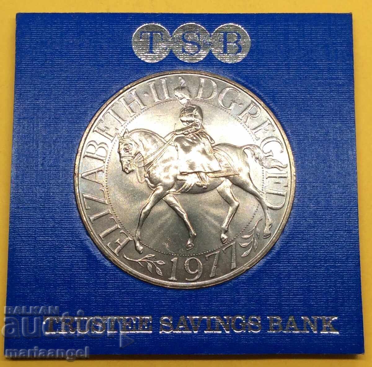 Great Britain 1977 25 New Pence Jubilee 38mm