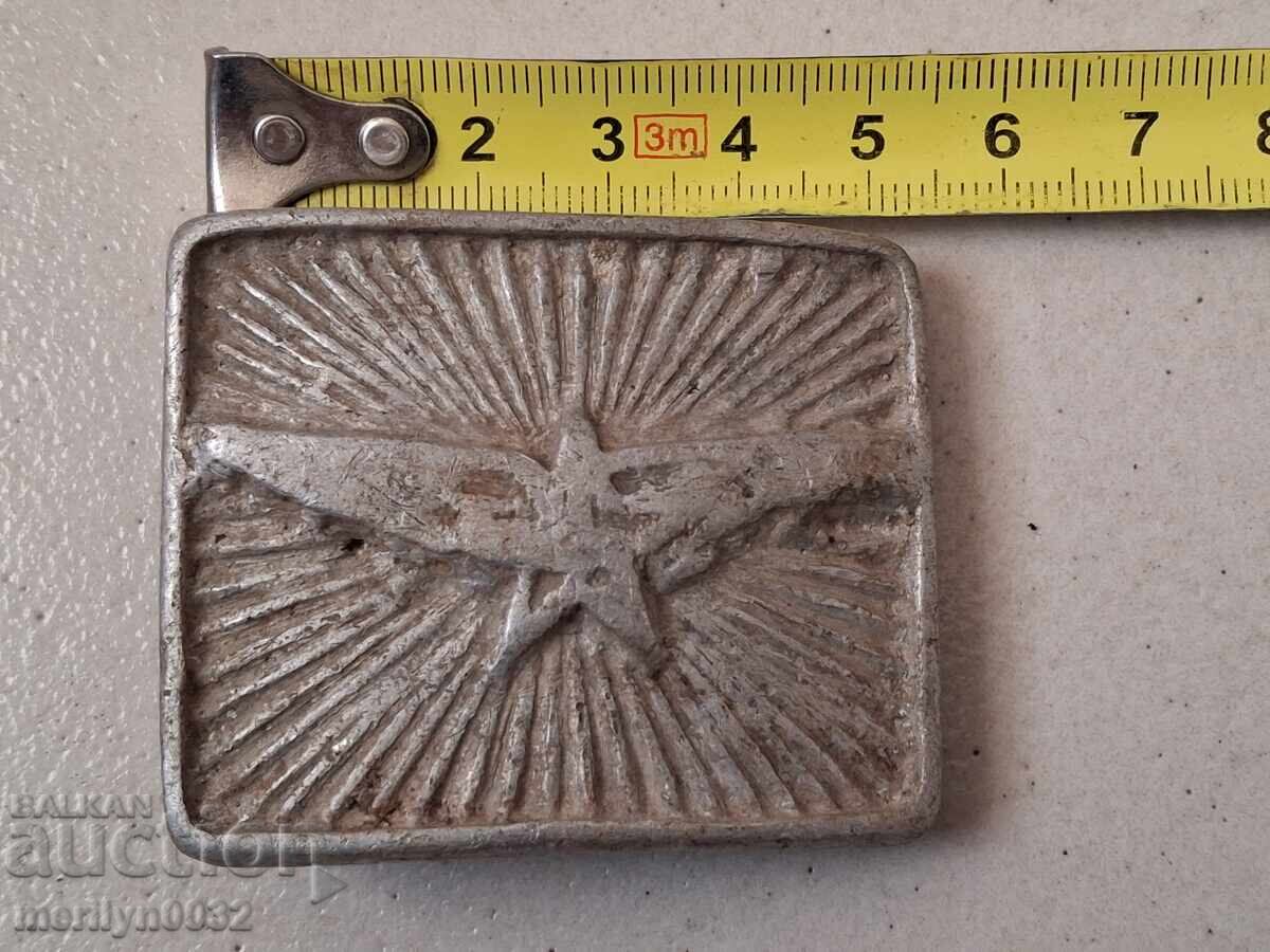 Social current for army belt, soldier's buckle Air Force - 5