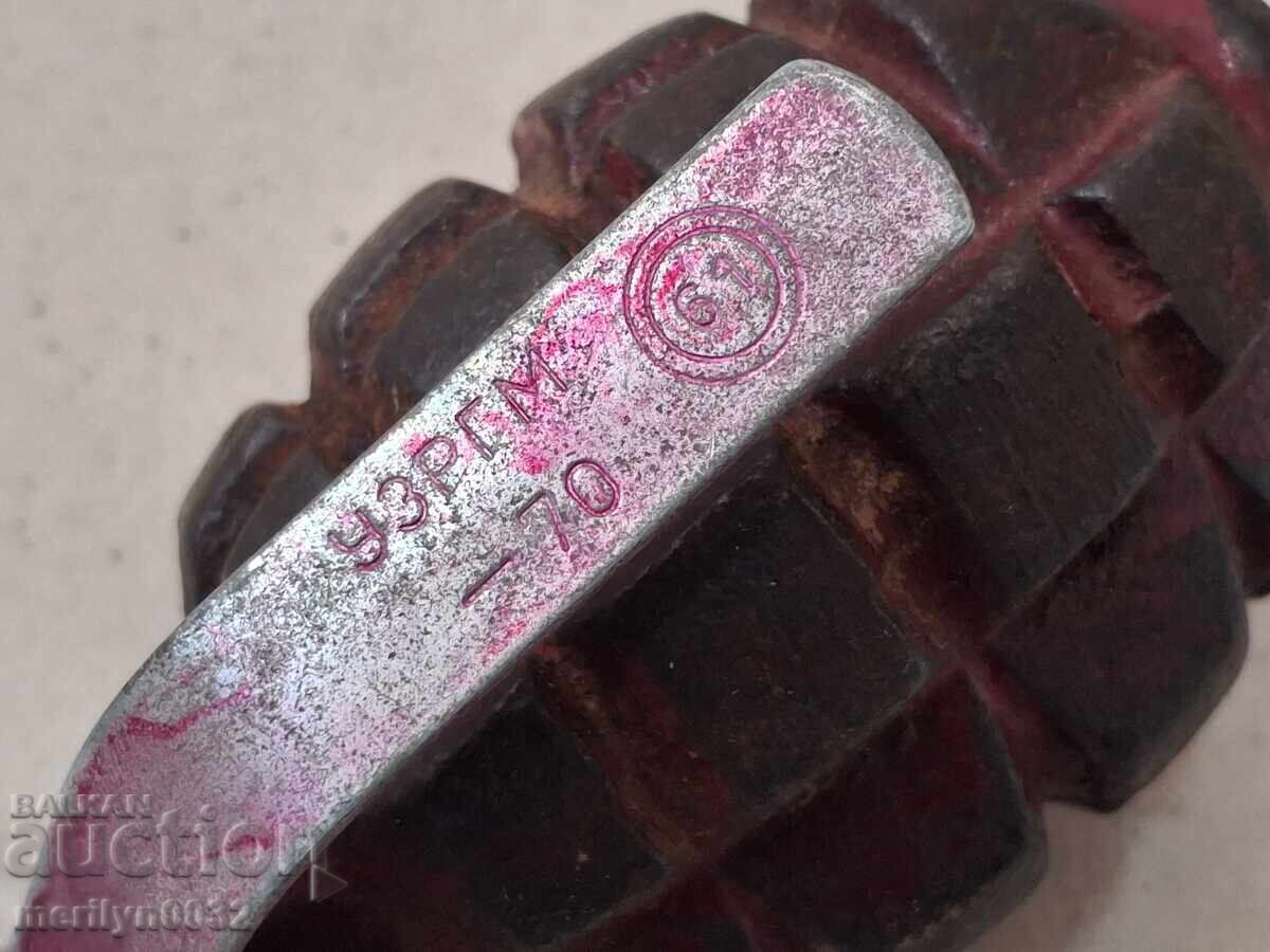 Delivery of Training grenade F-1 with UZRGM from the NVO (National Military Training) cabinet, SAFE