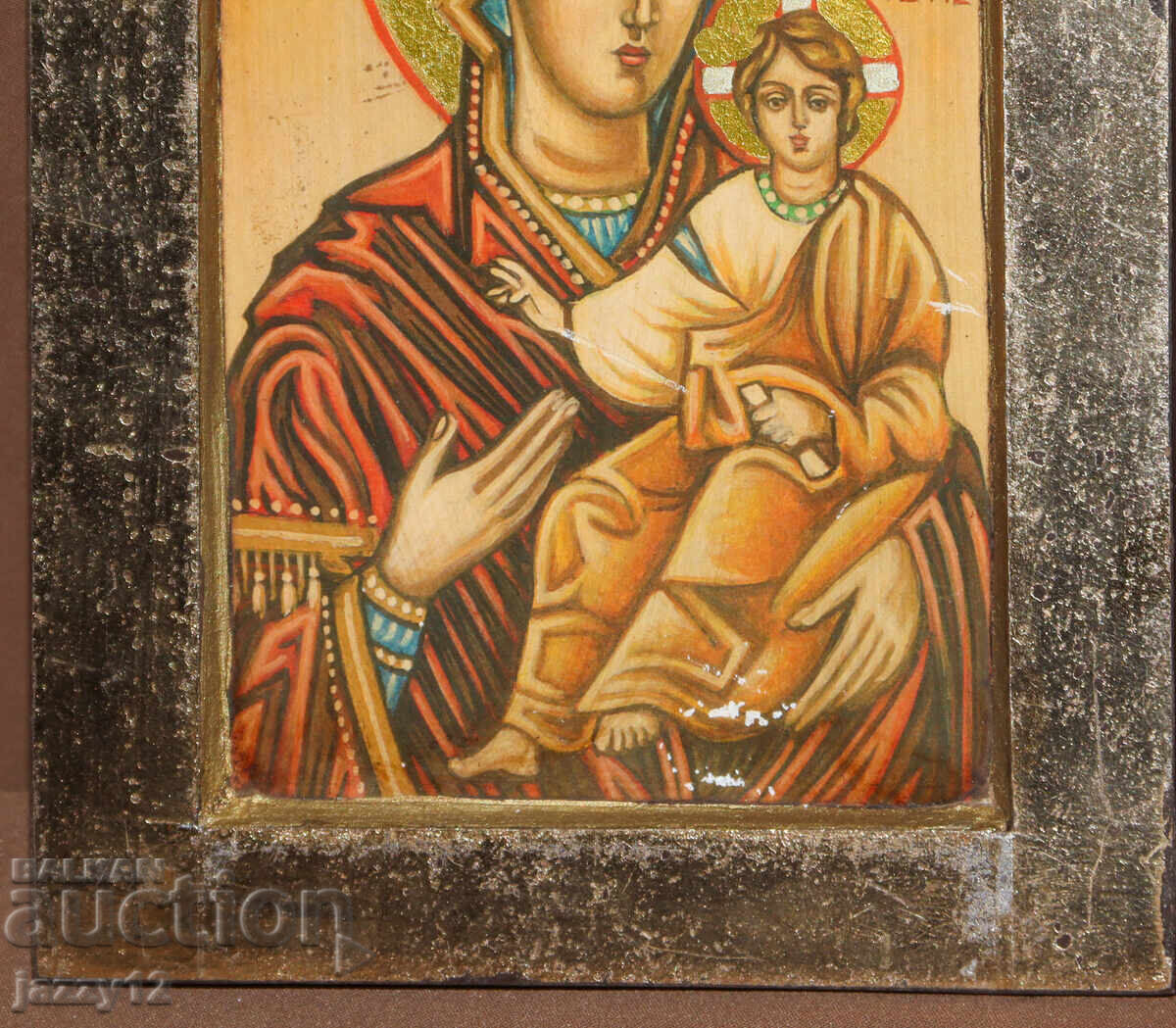 Delivery of Orthodox icon tempera Theotokos Hodegetria