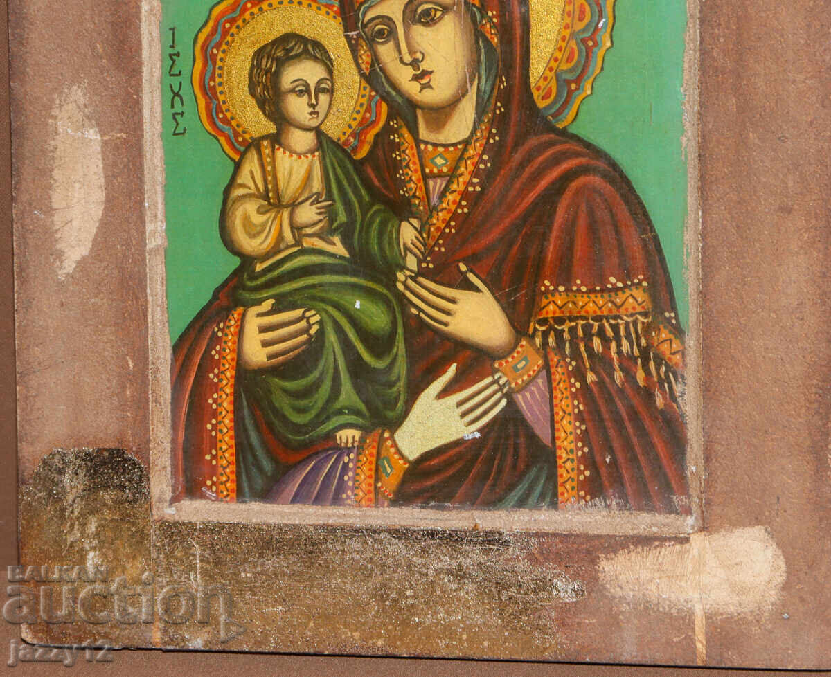 Delivery of Orthodox icon tempera Theotokos with the Child Delivery of Orthodox icon tempera Theotokos with the Child