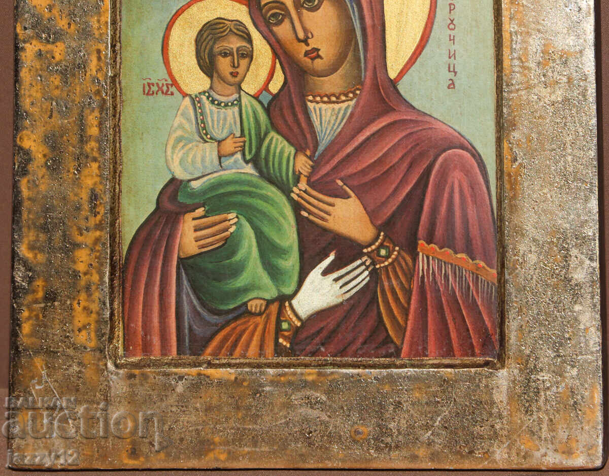 Livrarea Icoană ortodoxă în tempera a Maicii Domnului cu Pruncul Livrarea Icoană ortodoxă în tempera a Maicii Domnului cu Pruncul