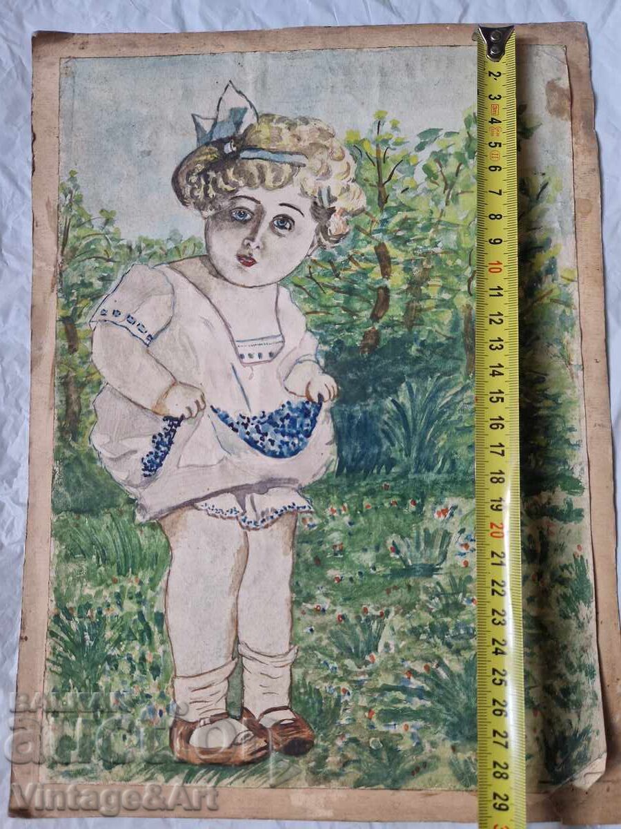 Livrarea Desen vechi acuarelă