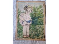 Old Watercolor Painting