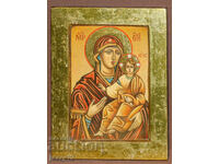 Православна икона темпера Богородица Одигидрия
