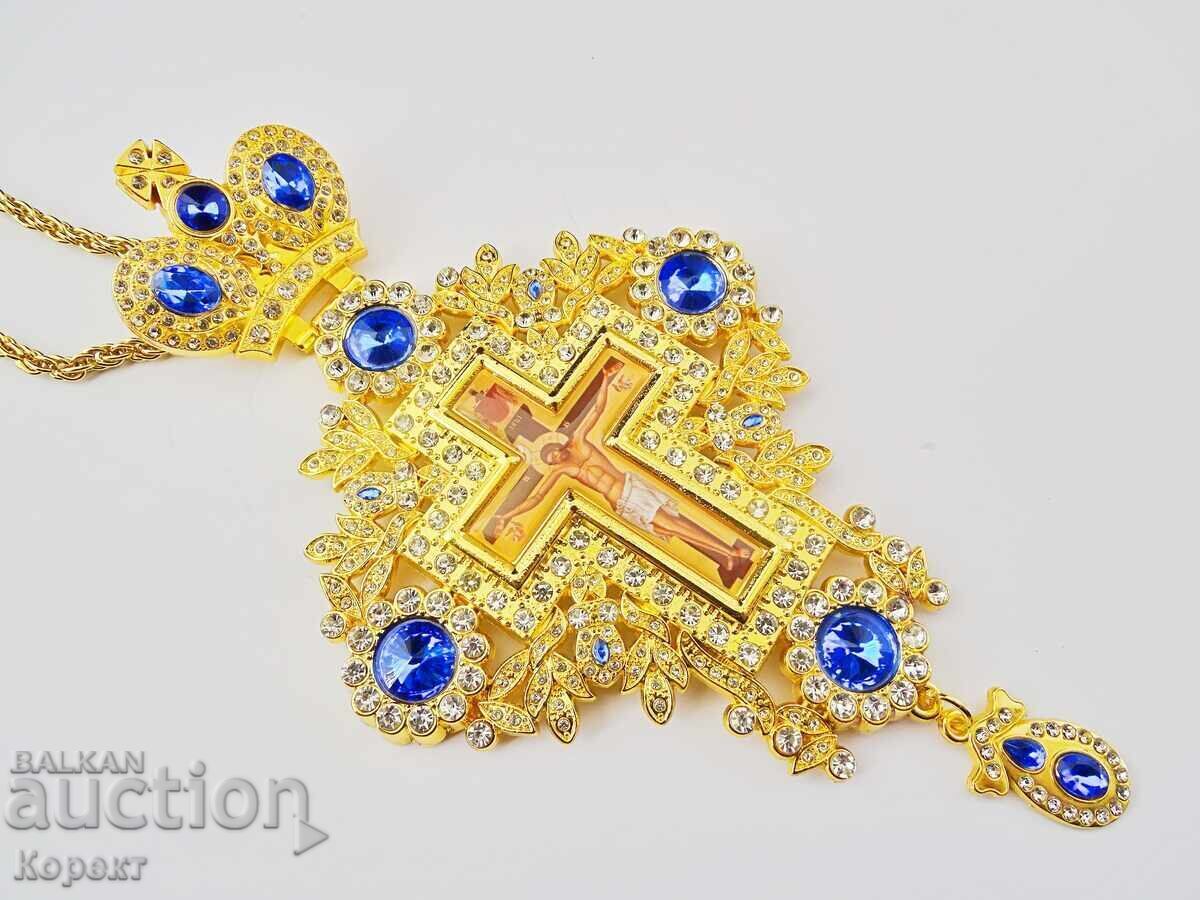 Νέος Ορθόδοξος επιτραχήλιος ιερατικός σταυρός 7 με τιμή 159.00 BGN | € 81.30