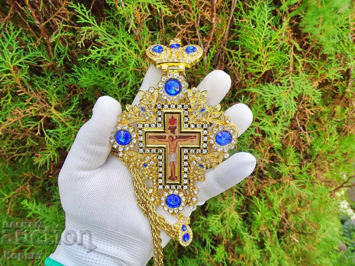 Δημοπρασία Νέος Ορθόδοξος επιτραχήλιος ιερατικός σταυρός 7