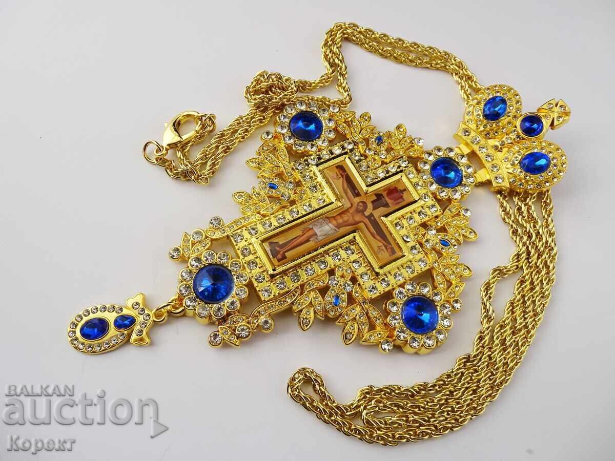 Παράδοση Νέος Ορθόδοξος επιτραχήλιος ιερατικός σταυρός 7