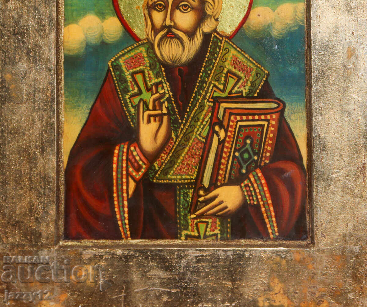 Доставка на Православна икона темпера Св. Николай Чудотворец