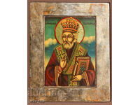 Православна икона темпера Св. Николай Чудотворец