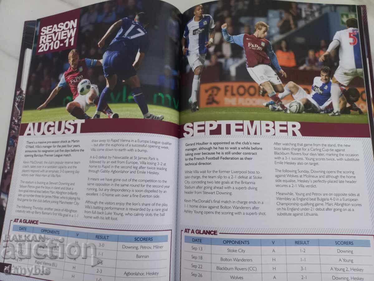 Delivery of Football Magazine - Aston Villa