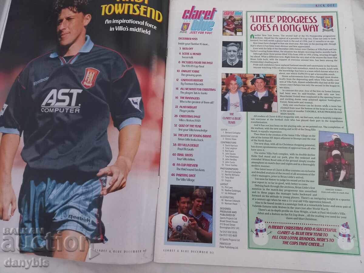 Παράδοση Περιοδικό ποδοσφαίρου - Άστον Βίλα / Aston Villa