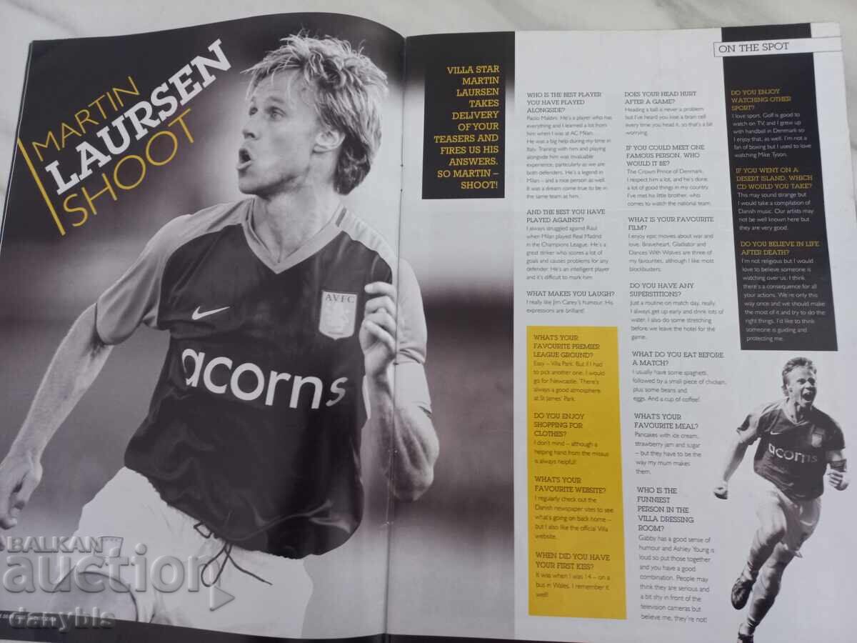 Football Magazine - Aston Villa with price 6.00 BGN | € 3.07