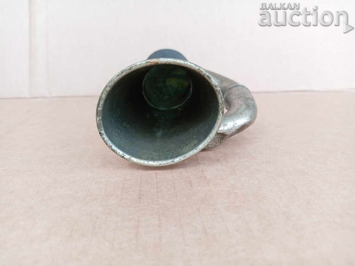 Αρχαία μπρούτζινη σάλπιγγα σφυρίχτρα MELAS - 7