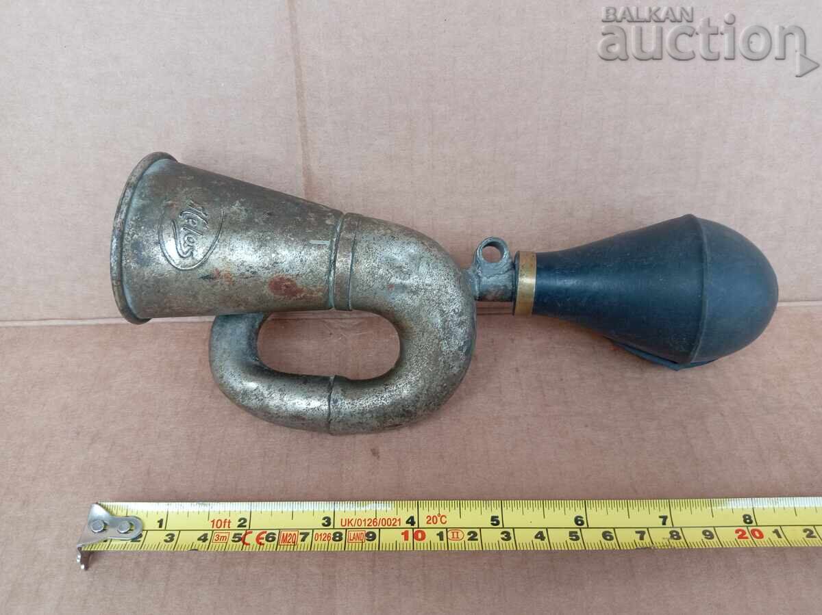 Αρχαία μπρούτζινη σάλπιγγα σφυρίχτρα MELAS