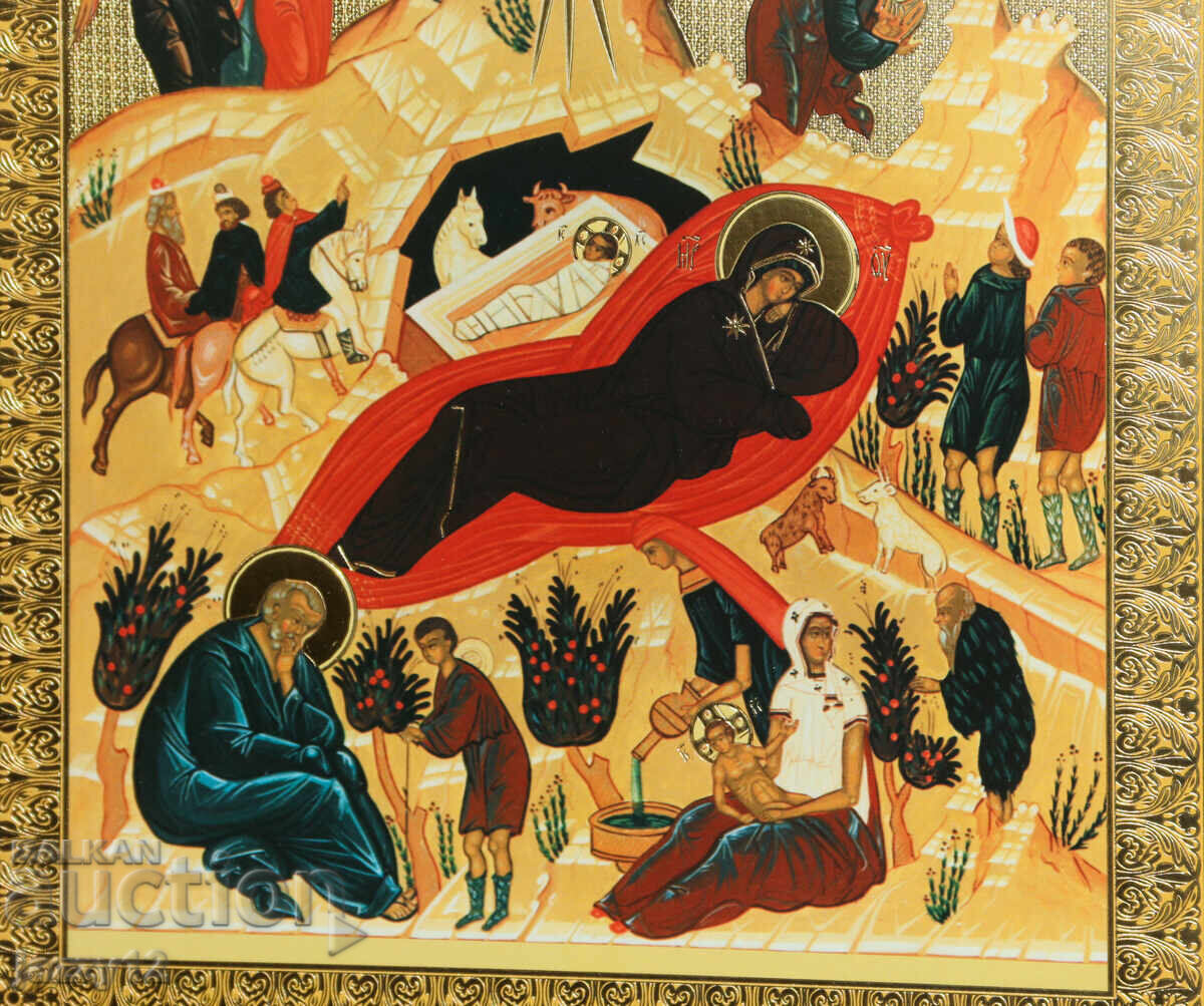 Доставка на Икона литография Рождество Христово